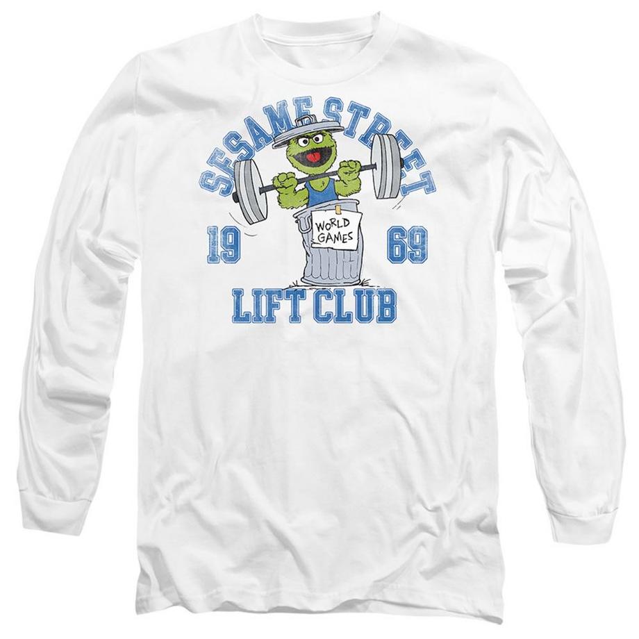 Sesame Street T-Shirt Manches Longues Oscar Lift Club  