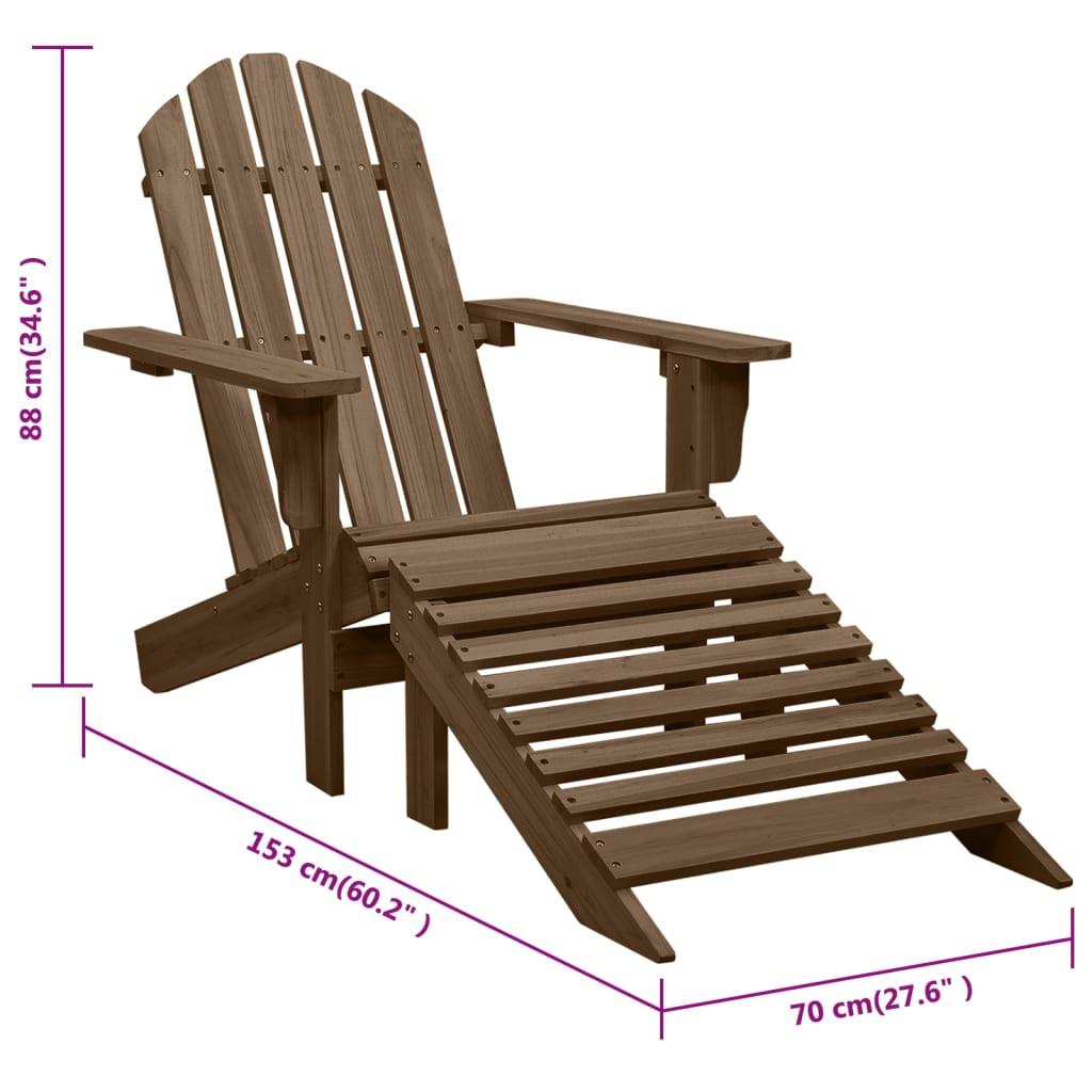 VidaXL Gartenstuhl holz  