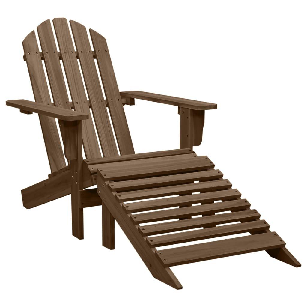 VidaXL Chaise de jardin bois  