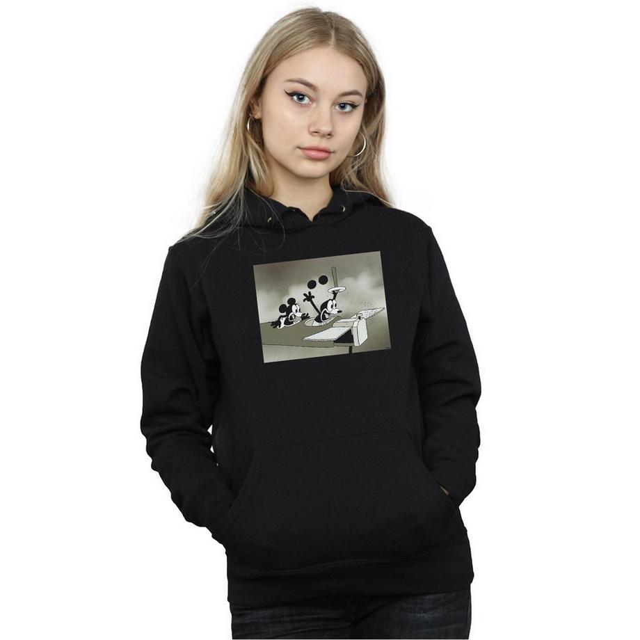 Disney Crazy Pilot Grafik Hoodie  