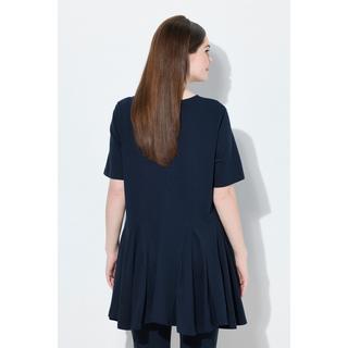 Ulla Popken A-Linie T-Shirt Tunika-Ausschnitt Halbarm  