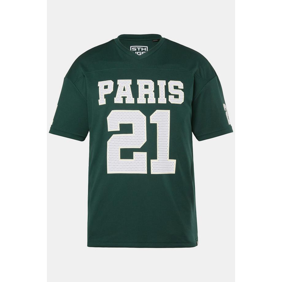 Sthuge T-Shirt Oversize Mesh Stampa Football Maniche Corte  