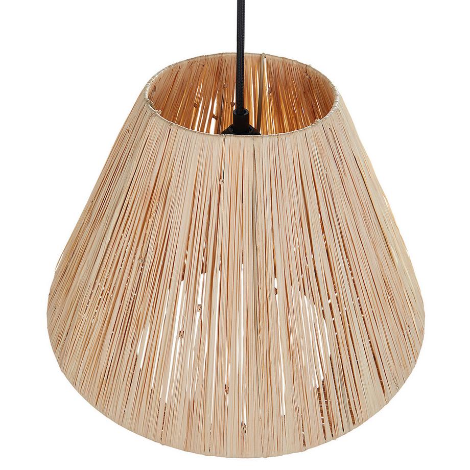 Beliani Lampe suspension en Paille  DAMIT  