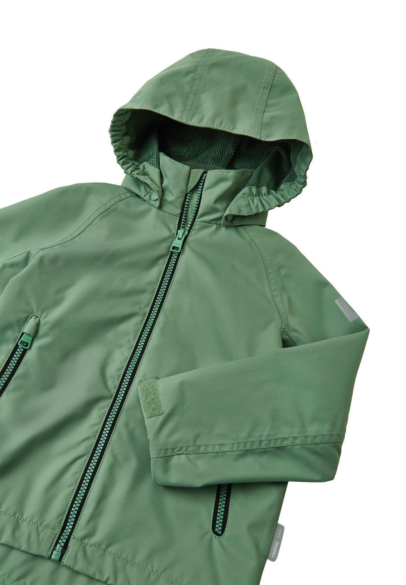 Reima  tec Kinder Regenjacke Soutu Green Clay 