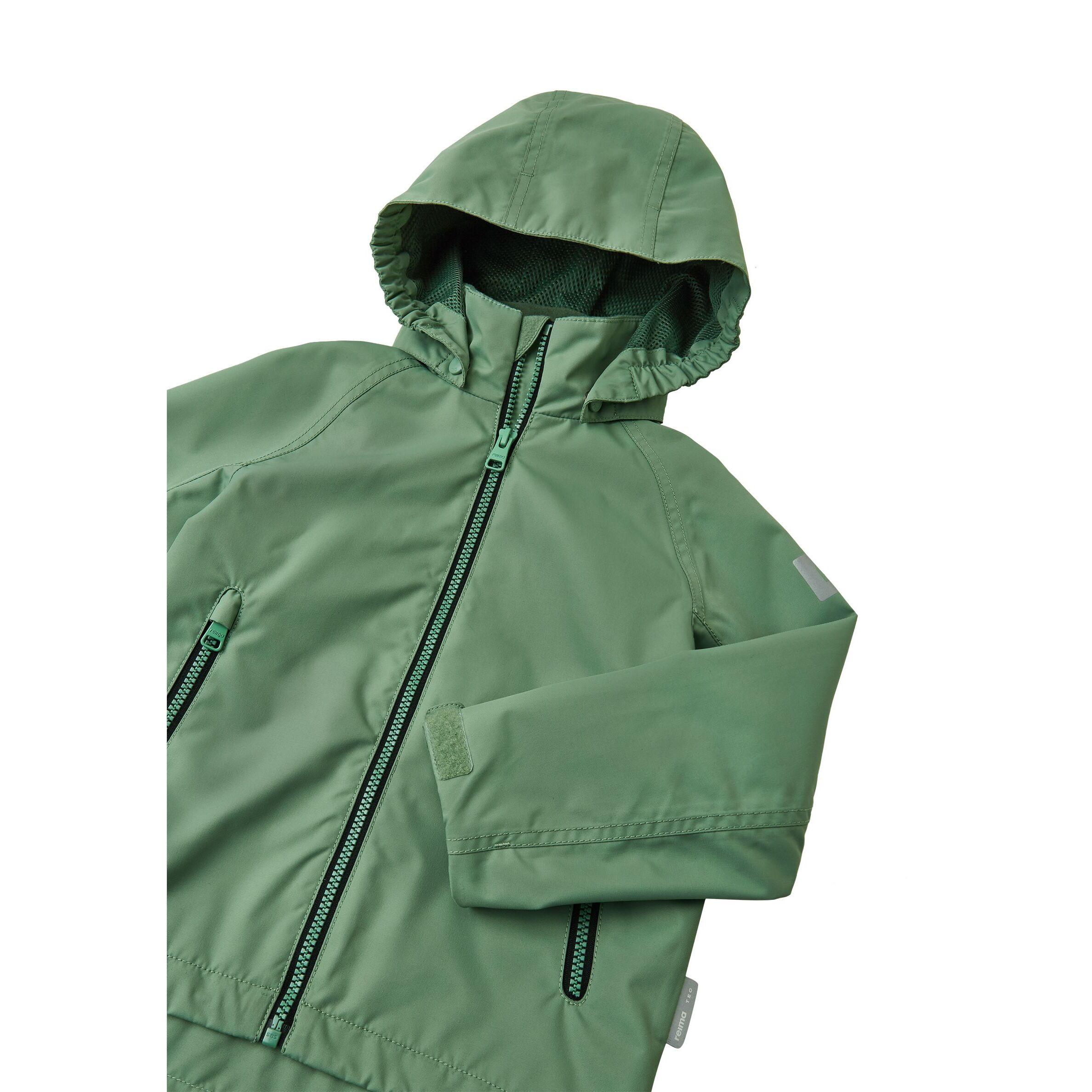 Reima  tec Kinder Regenjacke Soutu Green Clay 