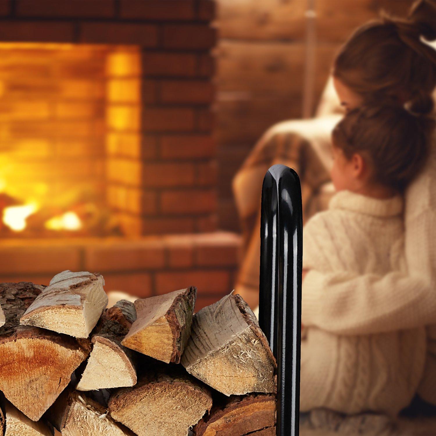 Northio Carretto di legno con ruote  