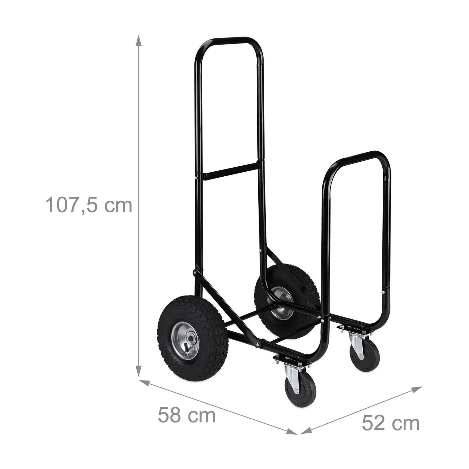 Northio Carretto di legno con ruote  