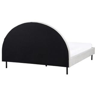 Beliani Letto en Tessuto Retrò MARGUT  