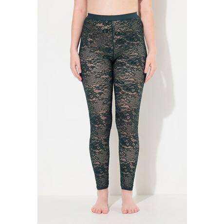 Ulla Popken  Leggings di calza in pizzo 