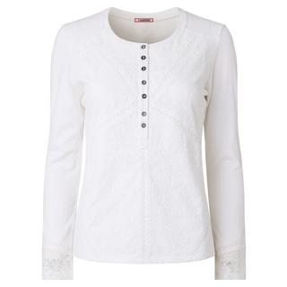 Joe Browns  Jersey-Top mit Spitzeneinsätzen und Button-Down 