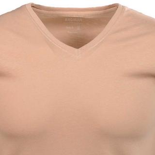 Ragman Figurbetont Ärmelloses V-Ausschnitt Unterhemd 2er-Pack  