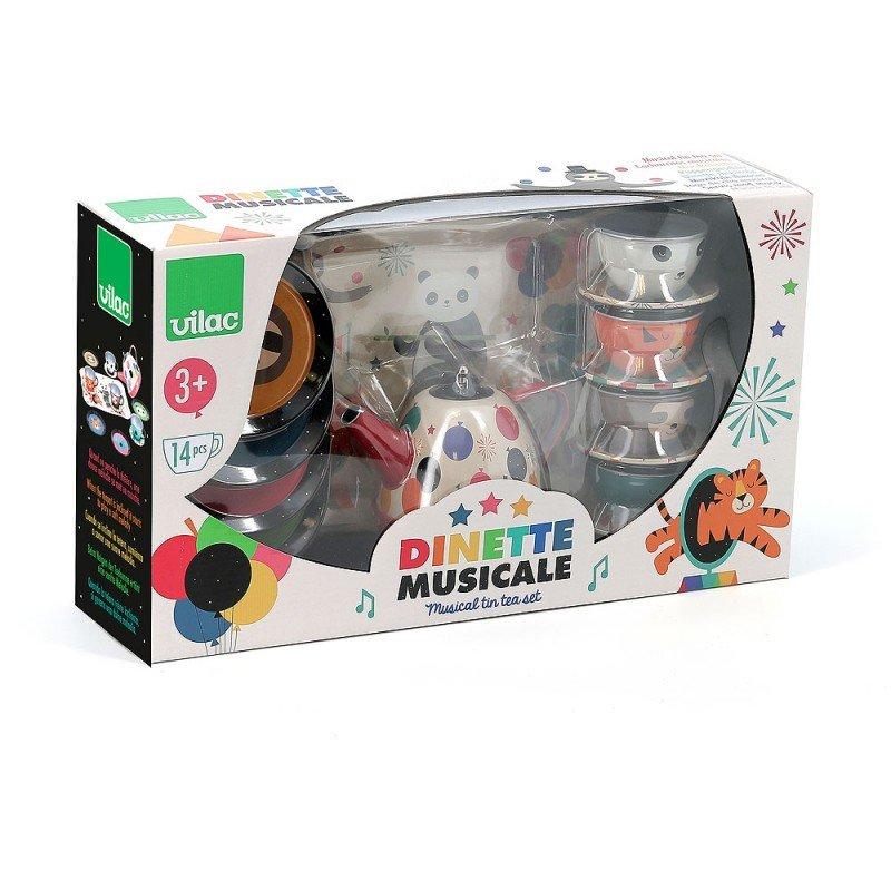 Vilac  Teeservice mit Musik Regenbogen - Andy Westface 