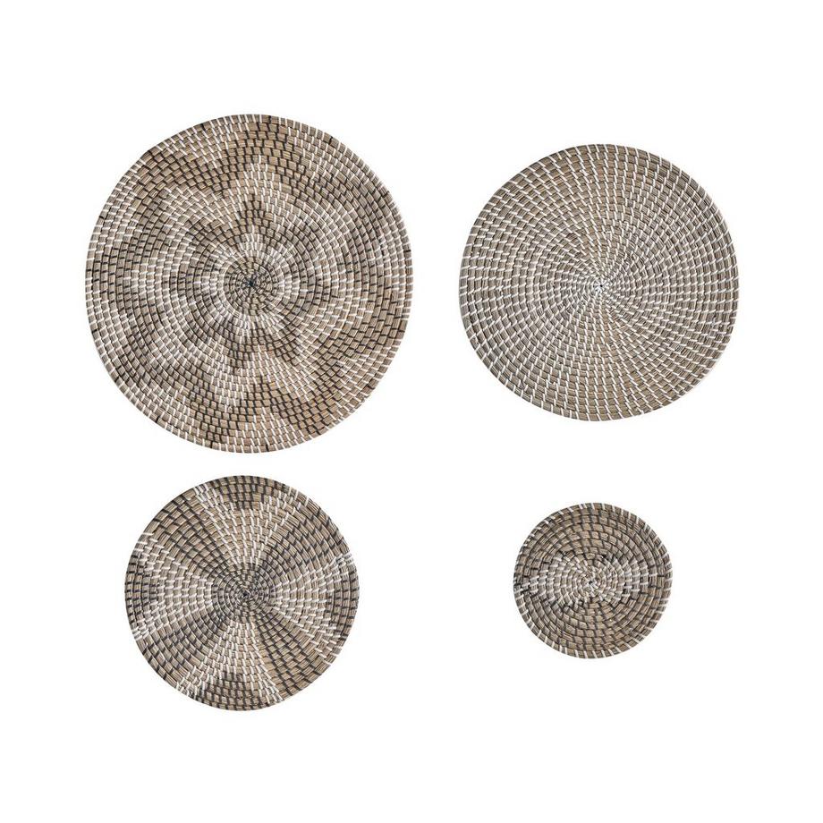 Beliani Wanddeko-Set aus Seegras Boho LAOCAI  
