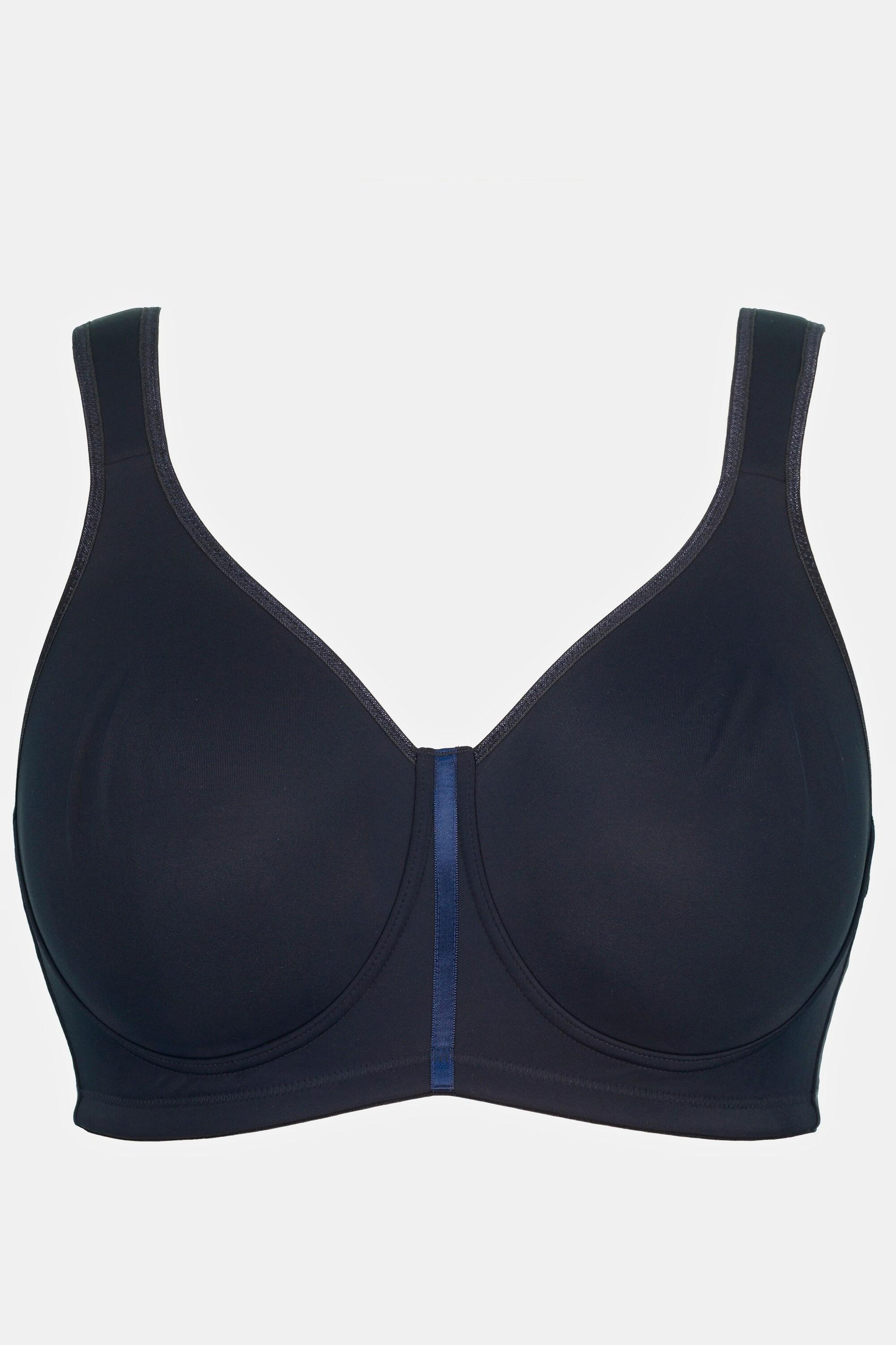 Ulla Popken  Reggiseno wellness in microfibra senza ferretto con coppa C-E 