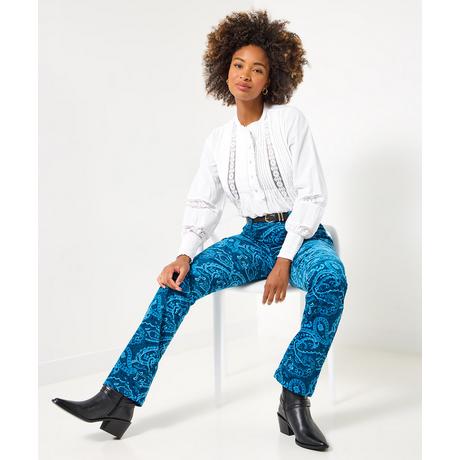 Joe Browns Pantalon évasé Paisley Velvet Moleskine  
