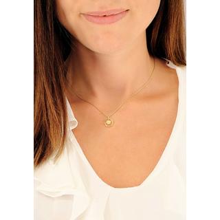 MUAU Schmuck  Anhänger Taufring Gelbgold 750 Brillant 0.03ct. 