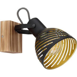 mutoni Faretto Lenna legno testa di moro 1xE27  