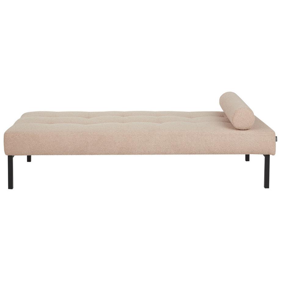 Beliani Chaise longue en Bouclé  CHINON  