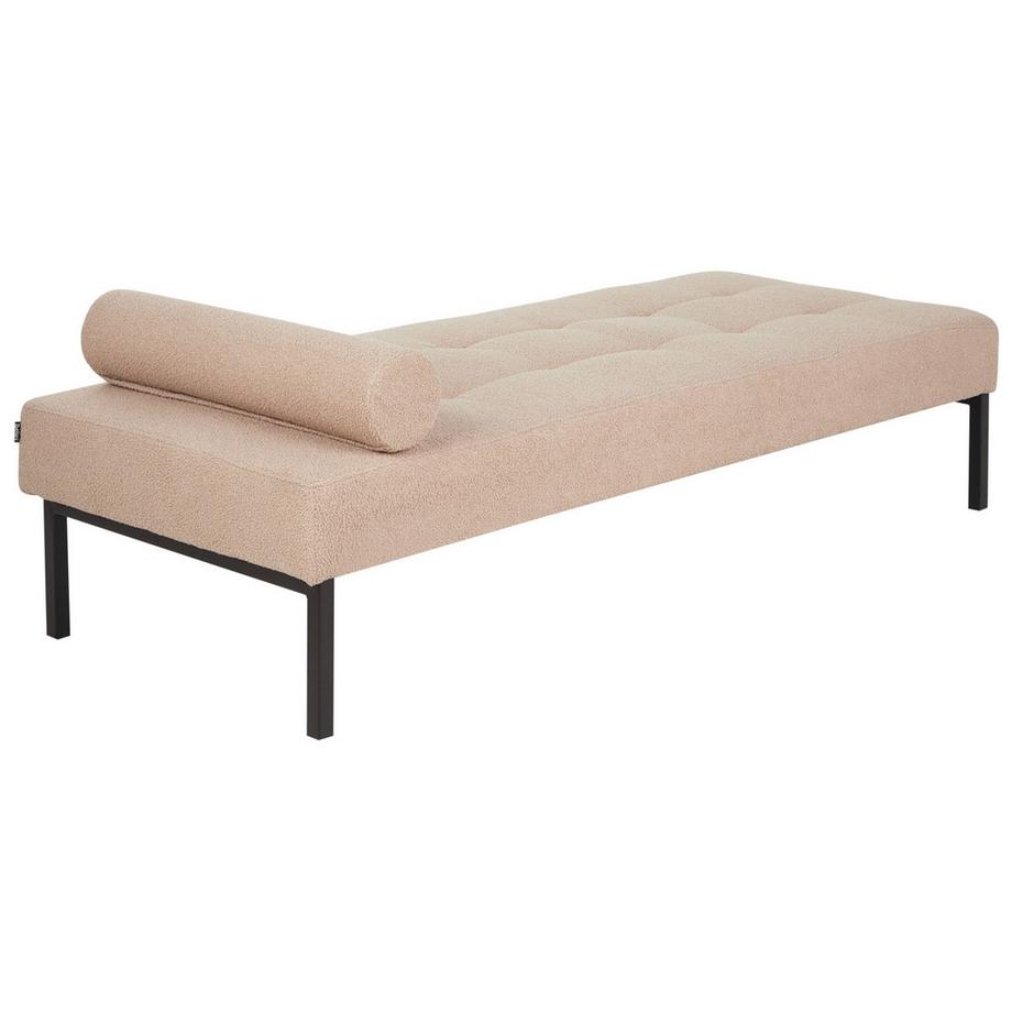 Beliani Chaise longue en Bouclé  CHINON  