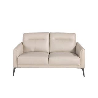 ANGEL CERDA 2-Sitzer-Sofa aus em Leder und Stahl  