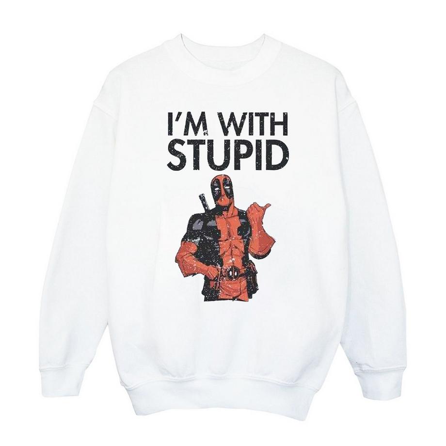I'm With Stupid Sweatshirt