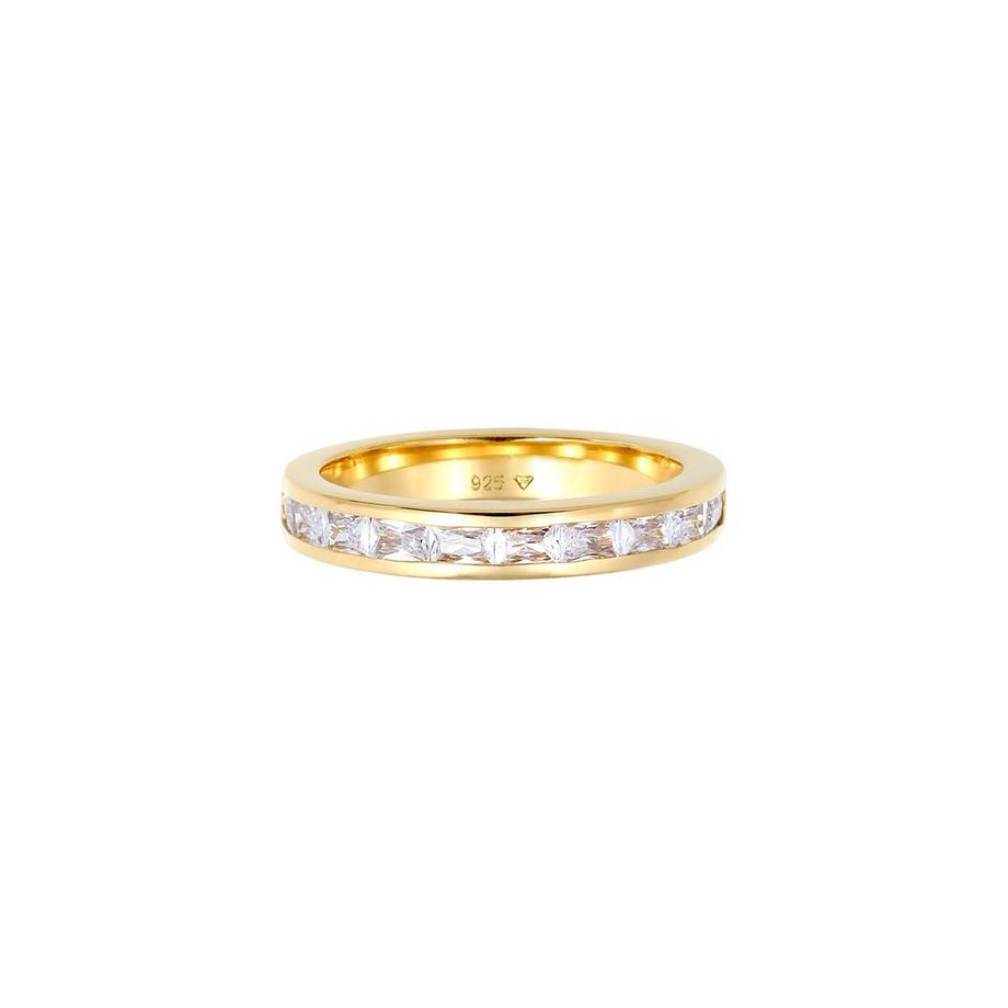 Elli  Ring Bandring Baguette Zirkonia Kristalle 