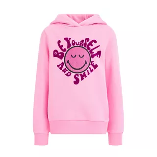 WE Fashion  Mädchen-Smileyworld®-Sweatshirt Mit Aufdruck 