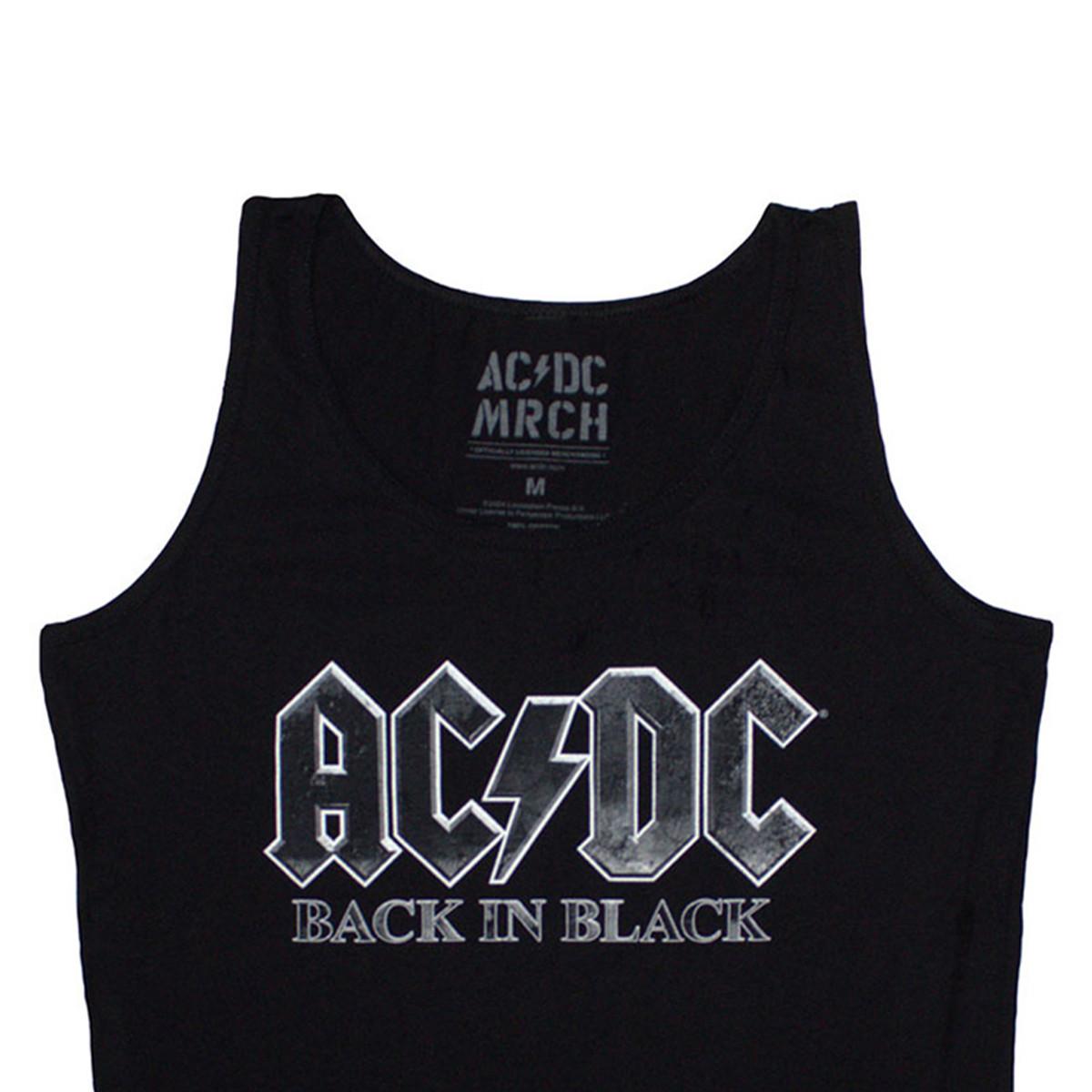 AC/DC ACDC Back In Black Débardeur  