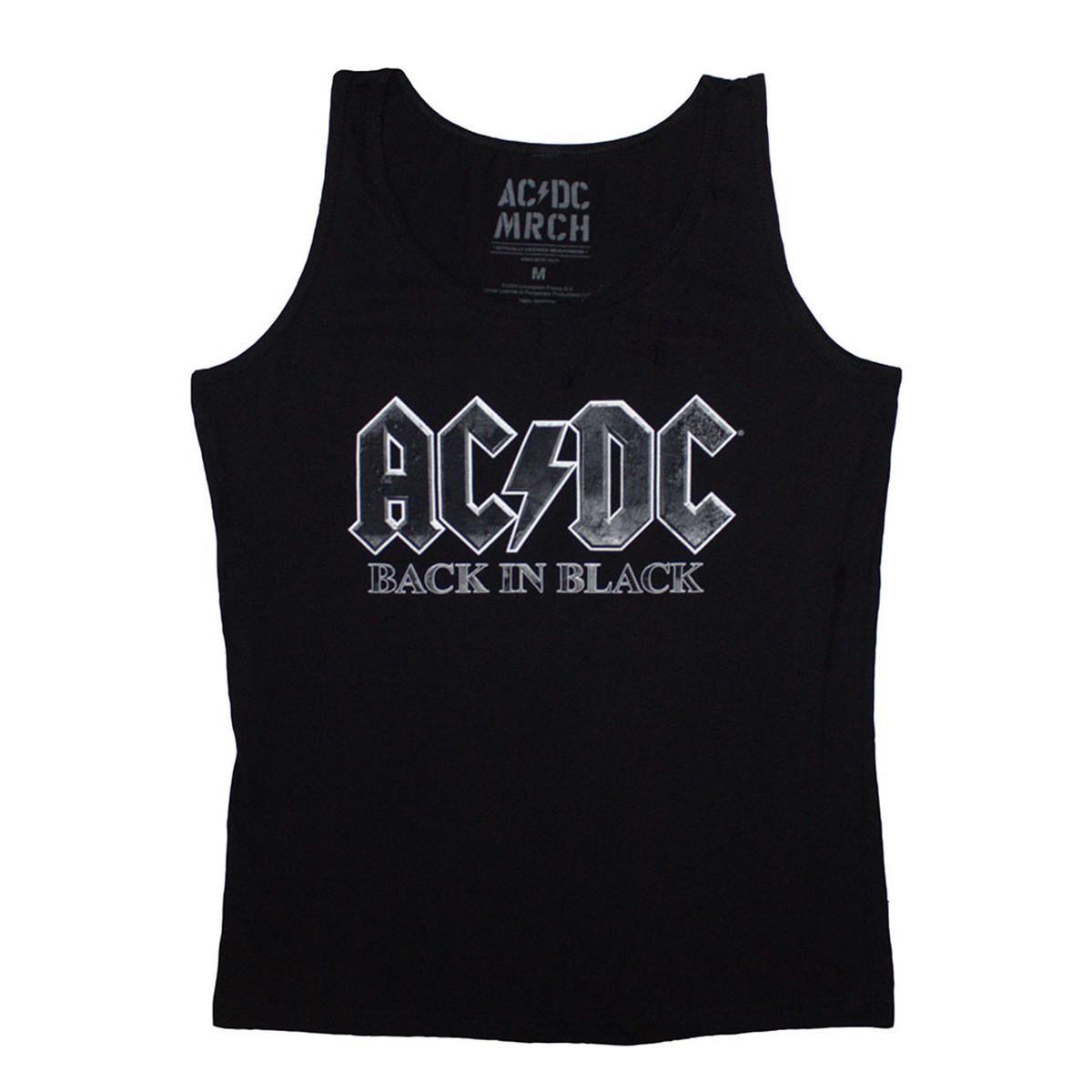 AC/DC ACDC Back In Black Débardeur  