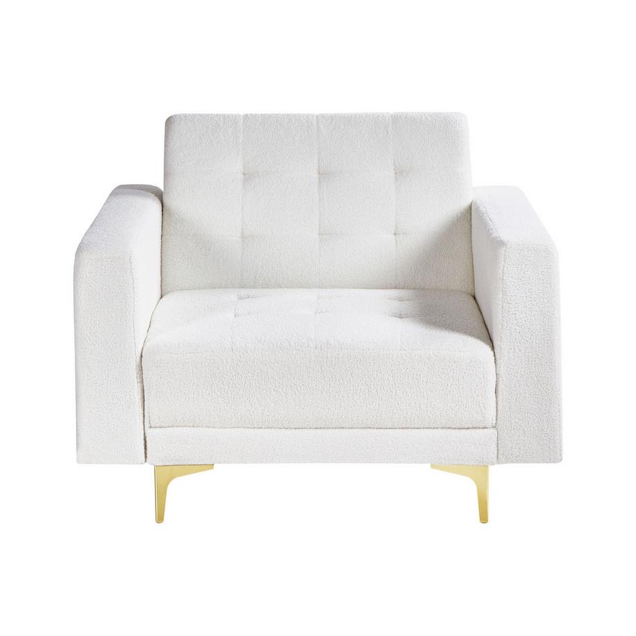 Beliani Poltrona en Bouclé Retrò ABERDEEN  