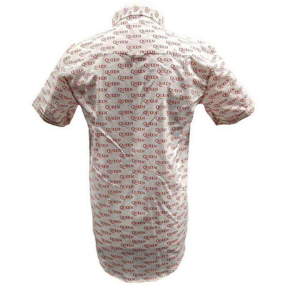 Queen  Camicia Logo Stampa Su Intera Superficie 