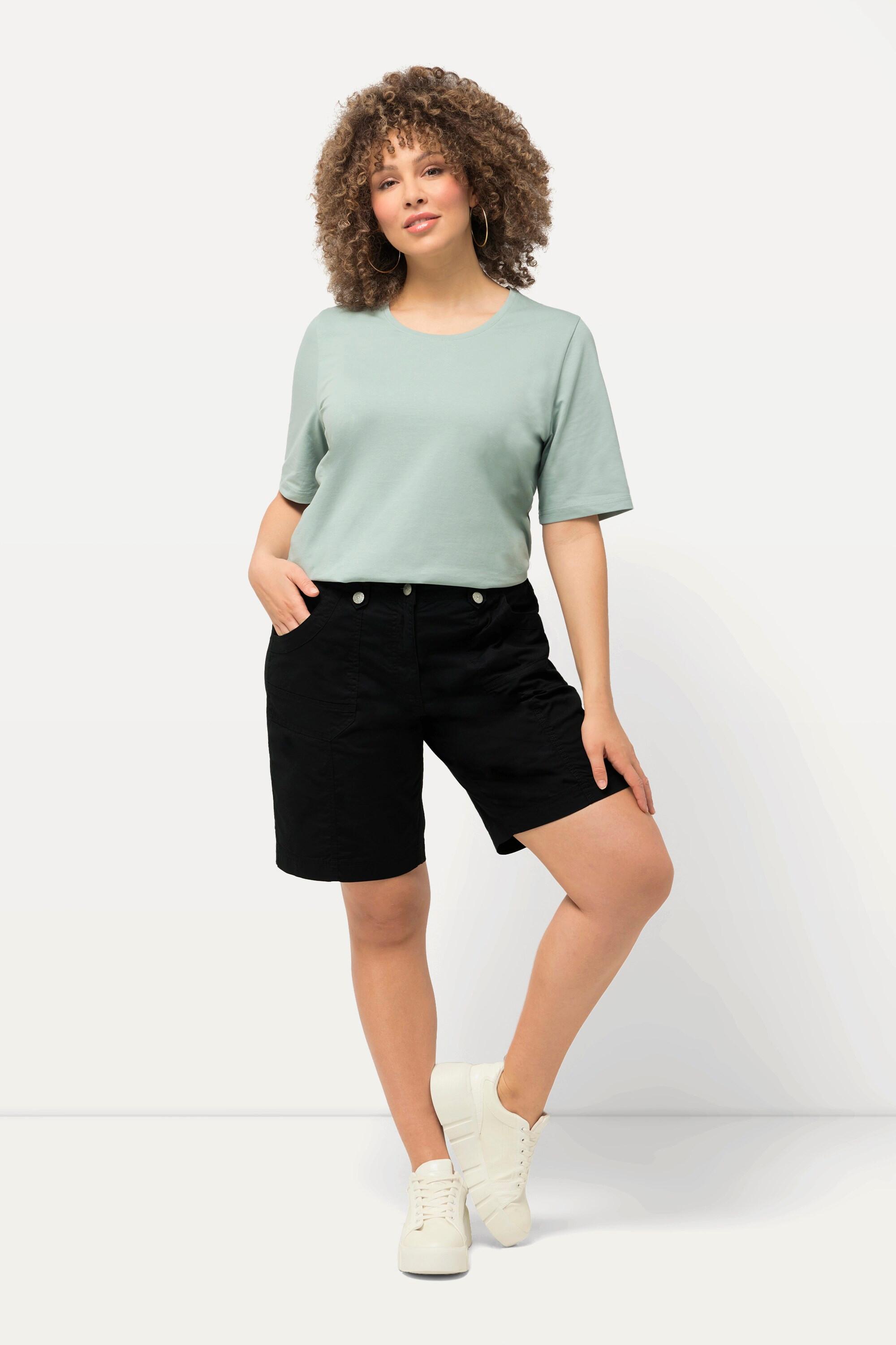 Ulla Popken Cargo Bermuda Komfortbund 4-Pocket-Schnitt  