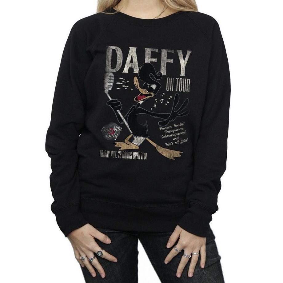LOONEY TUNES Daffy Duck On Tour Sweatshirt  