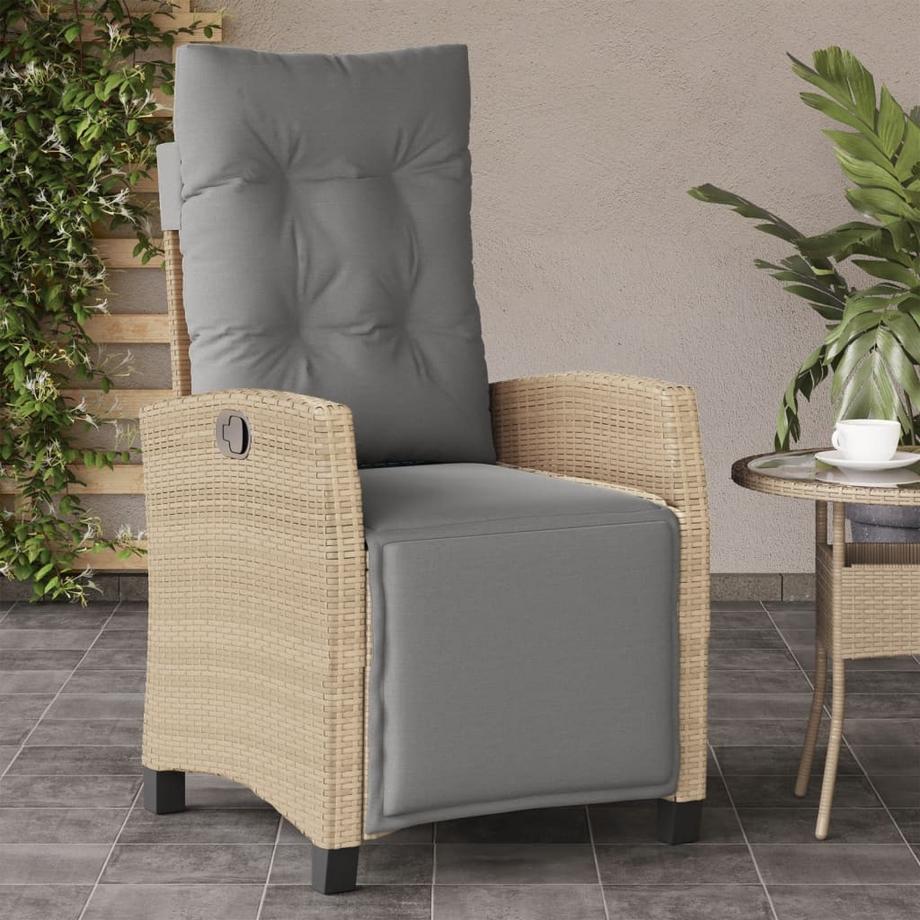 VidaXL Gartensessel verstellbar poly-rattan  
