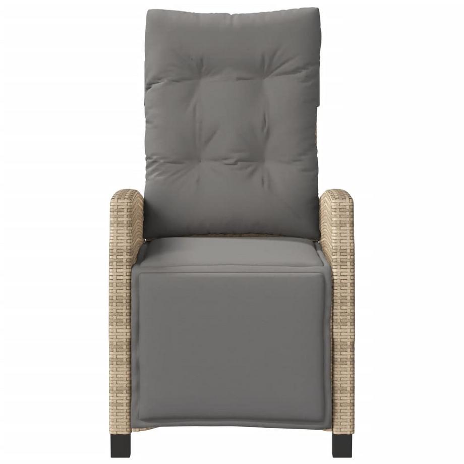 VidaXL Gartensessel verstellbar poly-rattan  