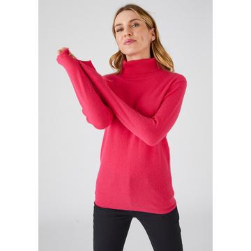 Rollkragenpullover aus reinem Kaschmir