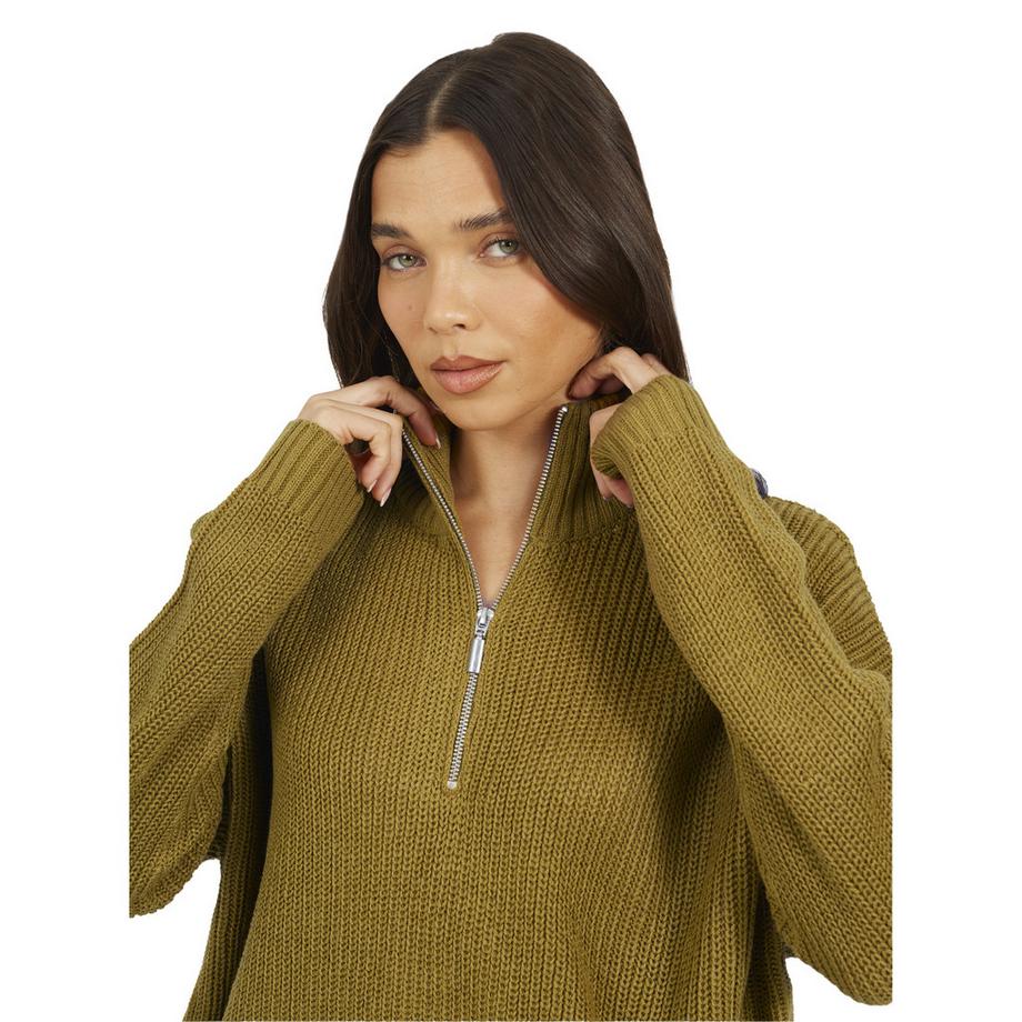 Brave Soul Maglione mezza cerniera  