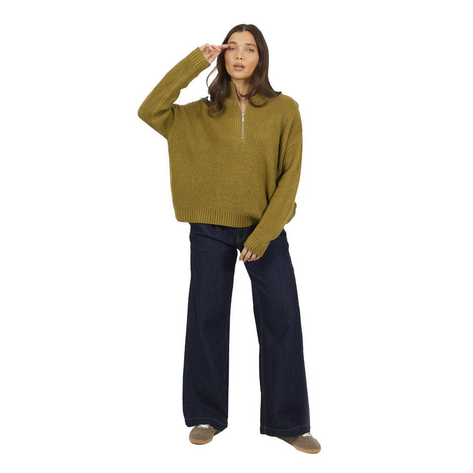 Brave Soul Maglione mezza cerniera  