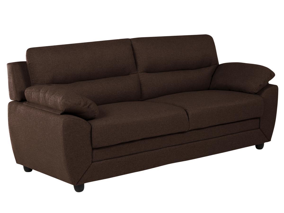 Vente-unique Sofa 3Sitzer Stoff MANOA  