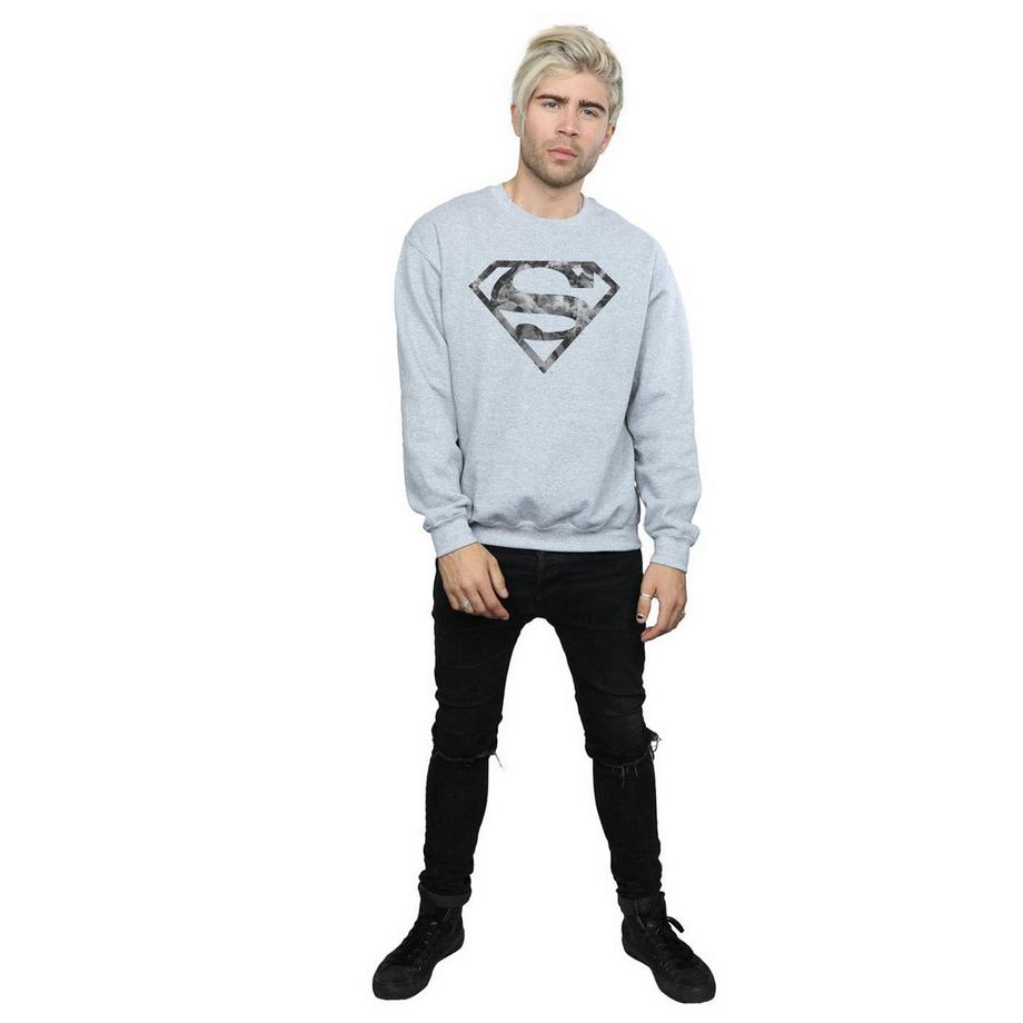 SUPERMAN Logo Sweatshirt Marbré  