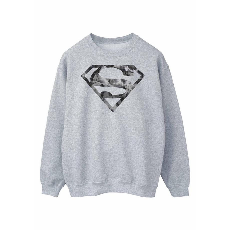 SUPERMAN Logo Sweatshirt Marbré  