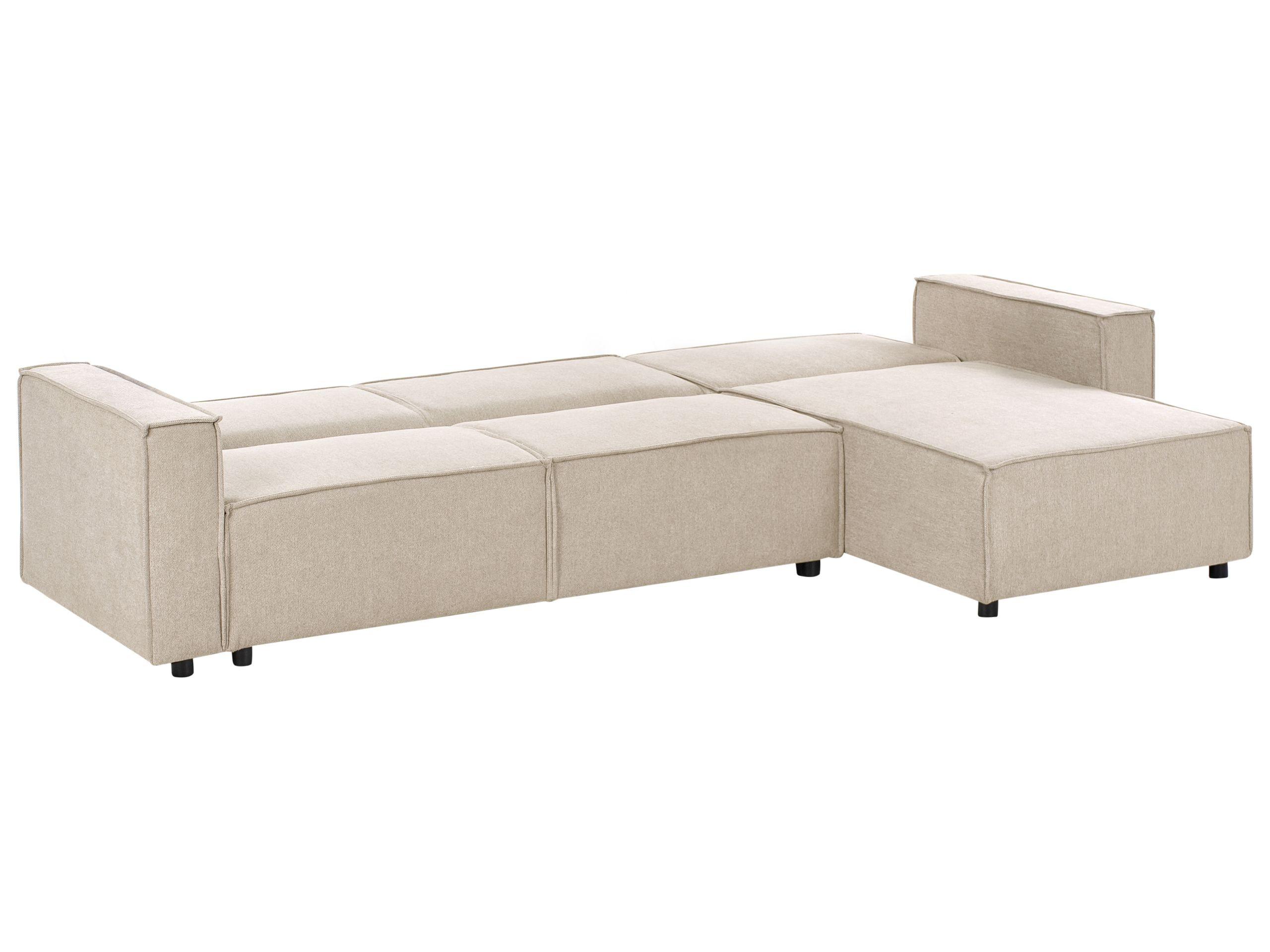 Beliani Divano angolare en Tessuto Scandinavo ROMEDAL II  