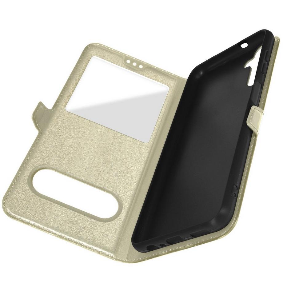 Avizar  Étui Fenêtre Samsung Galaxy A34 5G Or 