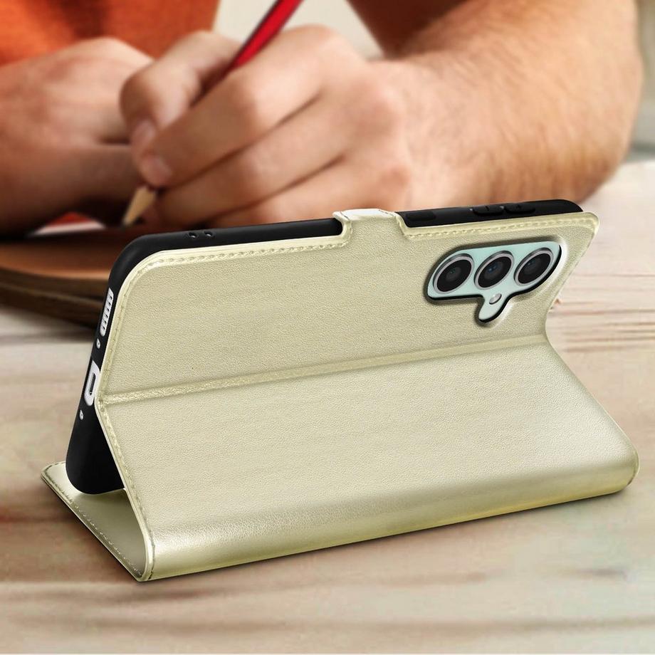 Avizar  Étui Fenêtre Samsung Galaxy A34 5G Or 