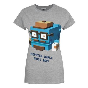 Crossy Road Tshirt Hipster Whale