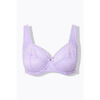 Ulla Popken  Reggiseno in pizzo floreale con ferretto e coppa C-E 