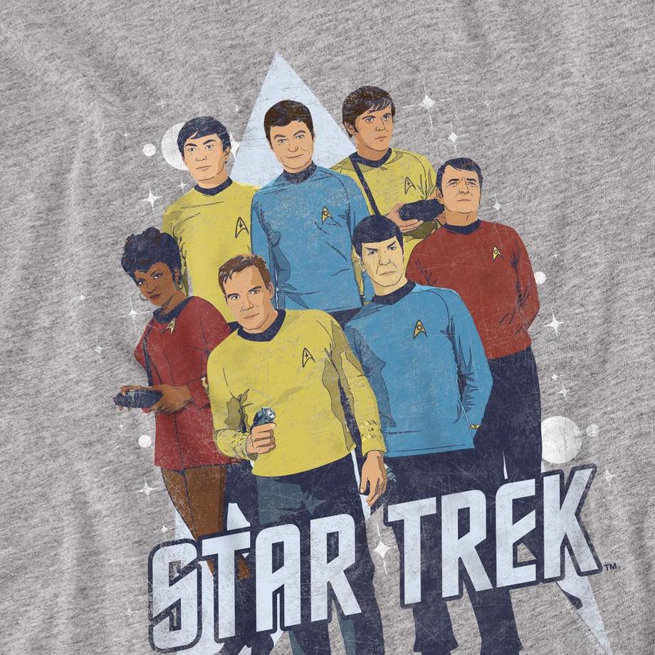 Star Trek Star Trek Here Here T-Shirt Manches Longues  