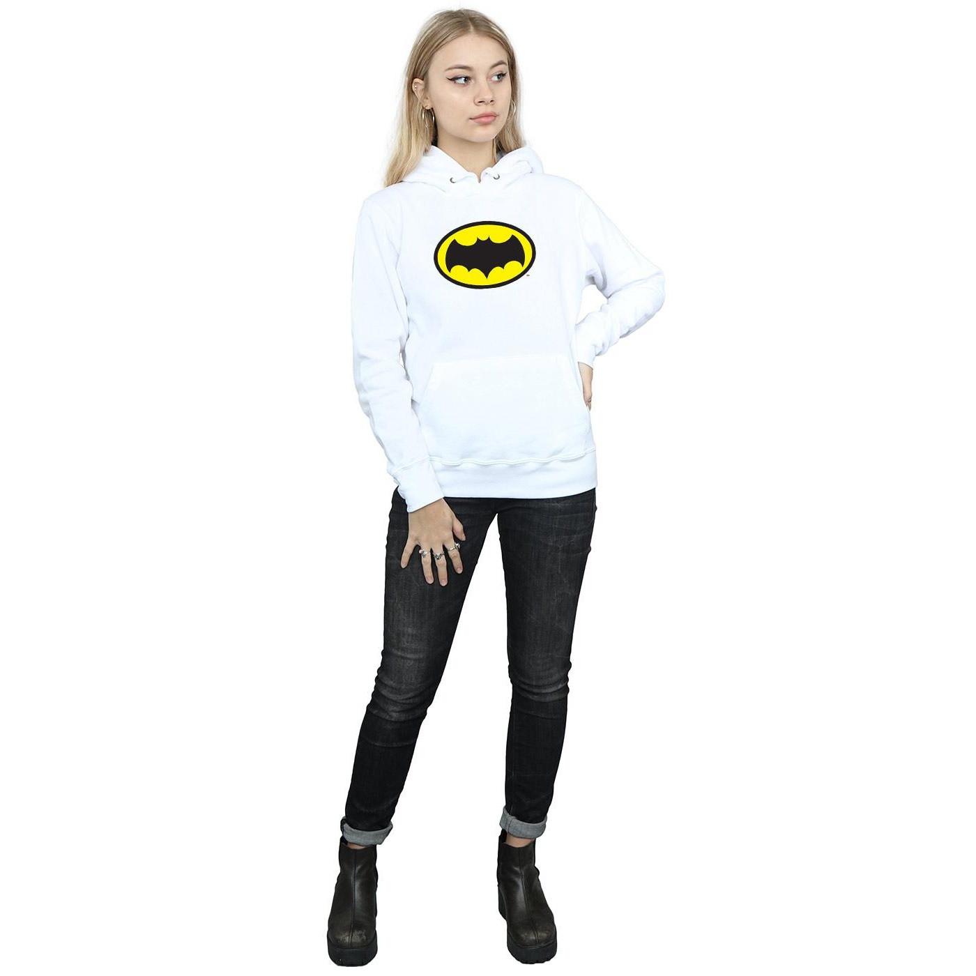 DC COMICS Batman Logo Felpa con Cappuccio  
