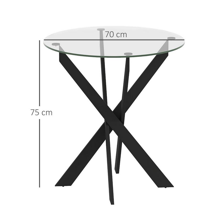 HOMCOM Table à manger  