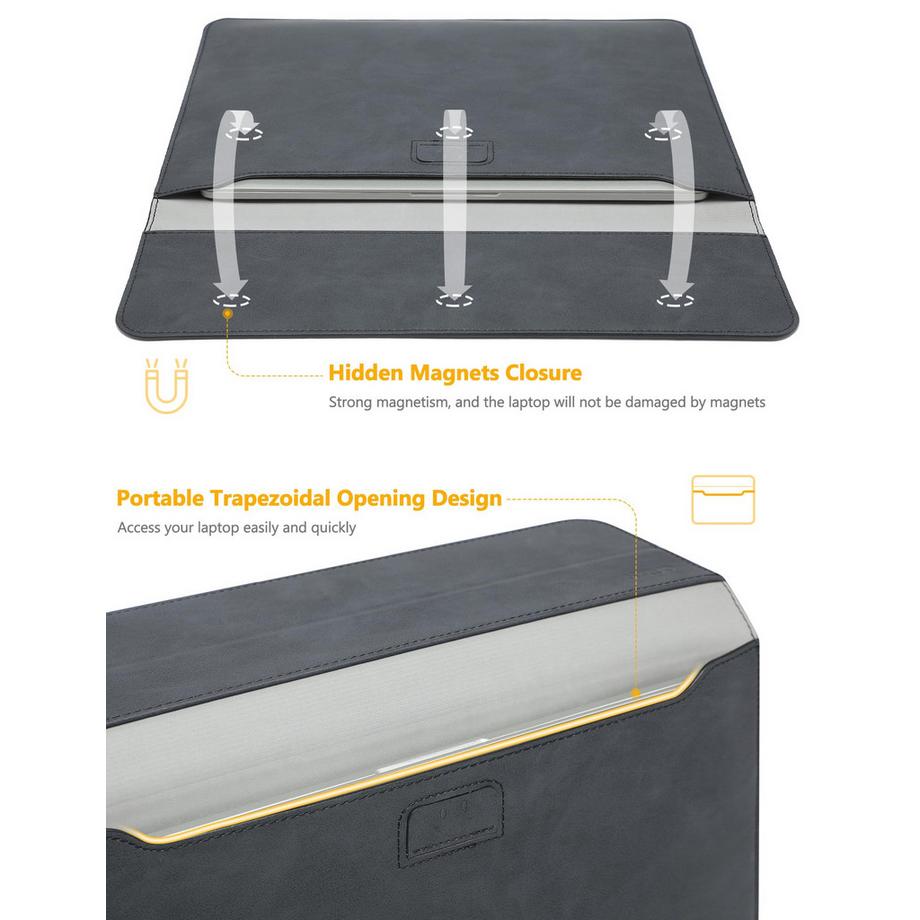 Only-bags.store Fodero per laptop con supporto  